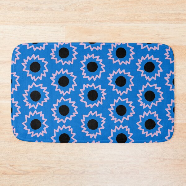 Item preview, Blue seamless pattern with modern flowers. designed and sold by irismoreau.
