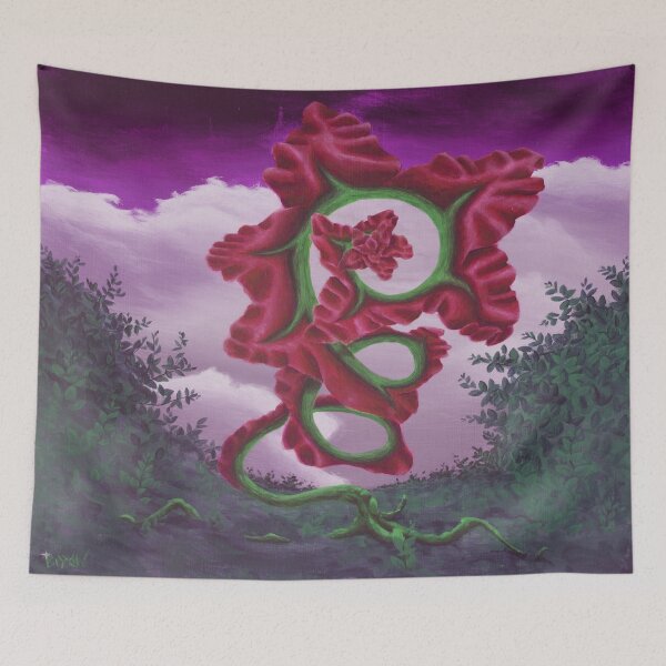 Item preview, Purple Flower in a field at sunset 2 designed and sold by bryansteward.