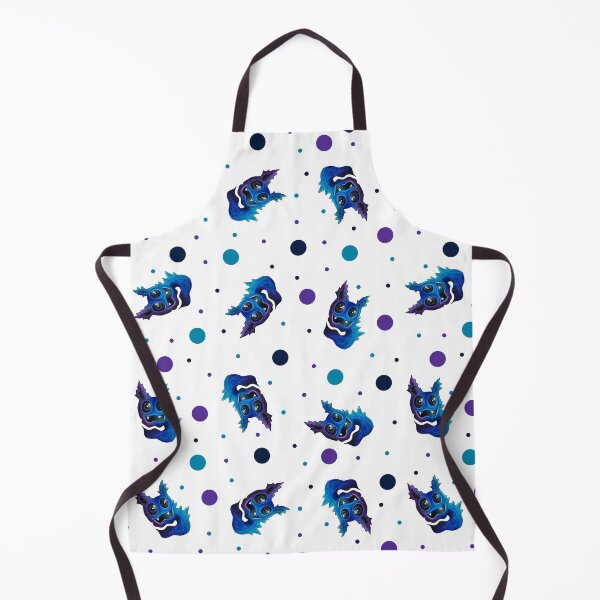 Item preview, Be Weird - creepy cute blue creature pattern (white) designed and sold by zazuzanta.