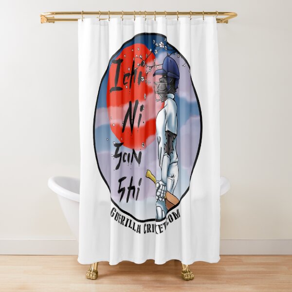 Ich Ni San Shi Guerilla Cricket Shower Curtain