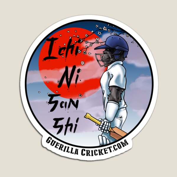 Ich Ni San Shi Guerilla Cricket Magnet