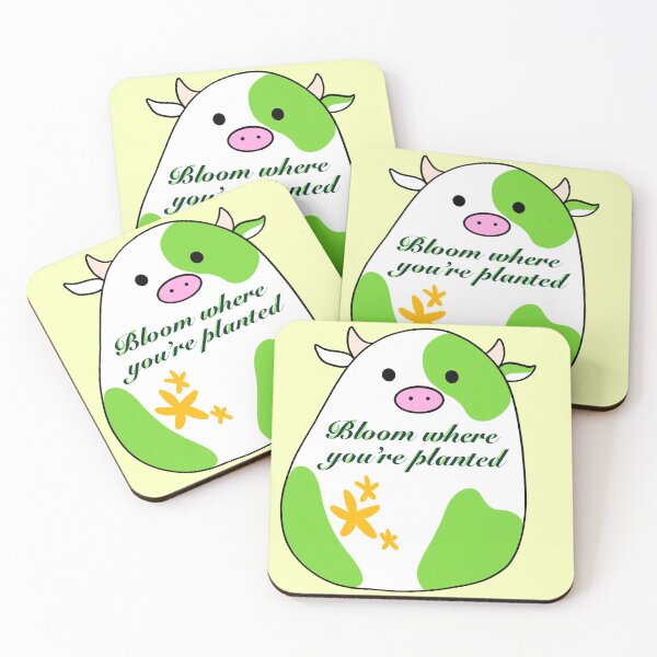 Item preview, Green inspirational cow designed and sold by KaitLouise.