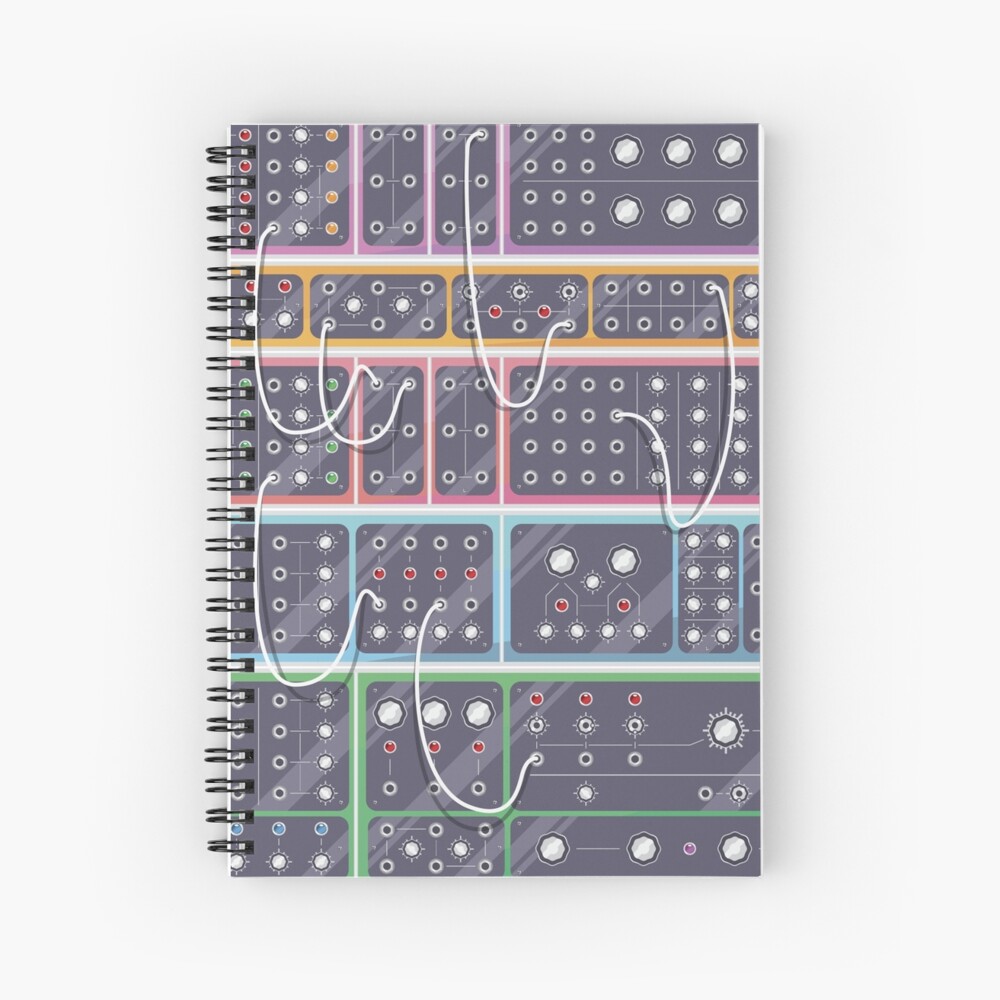 MODULAR SYNTH Spiral Notebook