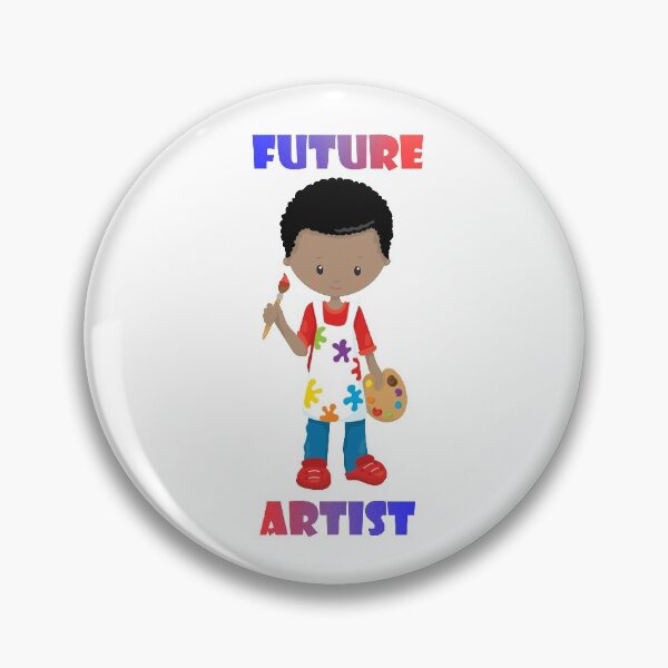 Item preview, Little Black Boy Painting - Future Artist designed and sold by PacifierCity.