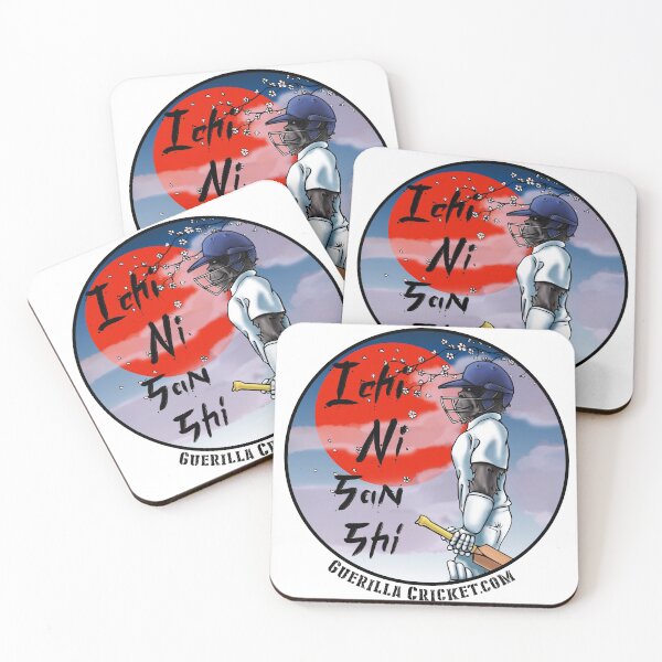 Ich Ni San Shi Guerilla Cricket Coasters (Set of 4)
