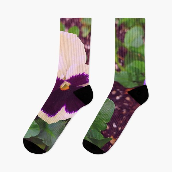Item preview, Pansy Flowers Blooms in Dark soil and in a Flower Pot designed and sold by Mothe3rd.