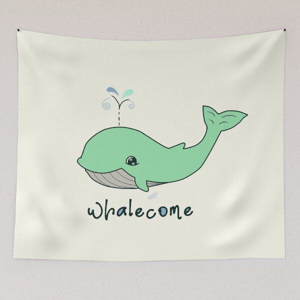 Item preview, WhaleCOME designed and sold by ViewerEqualsPhoton.