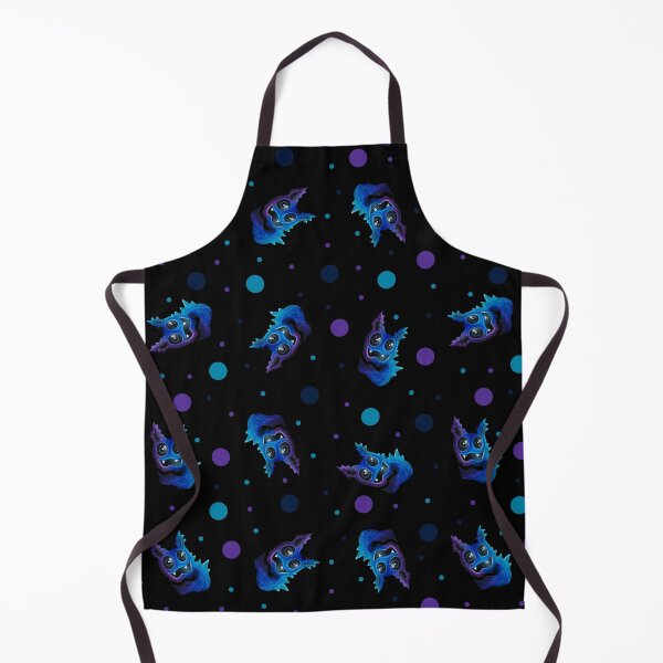 Item preview, Be Weird - creepy cute blue creature pattern (black) designed and sold by zazuzanta.