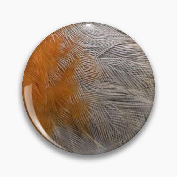 Item preview, Little Robin Redbreast 2 - feathers, plumage, close up. (From photograph of a live robin). designed and sold by JellyBeenzz.