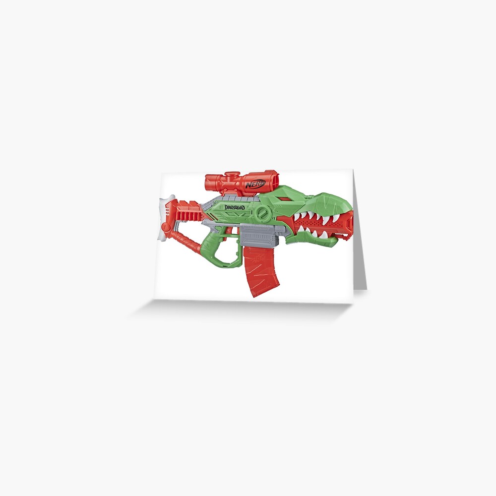 Nerf Dinosquad Rex-Rampage Greeting Card for Sale by Minimanimal