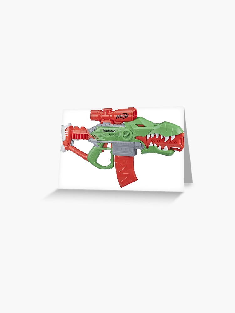 Nerf Dinosquad Rex-Rampage Greeting Card for Sale by Minimanimal