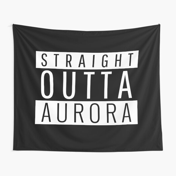 Aperçu de l'œuvre Tout droit Outta Aurora créée et vendue par Teelogic.