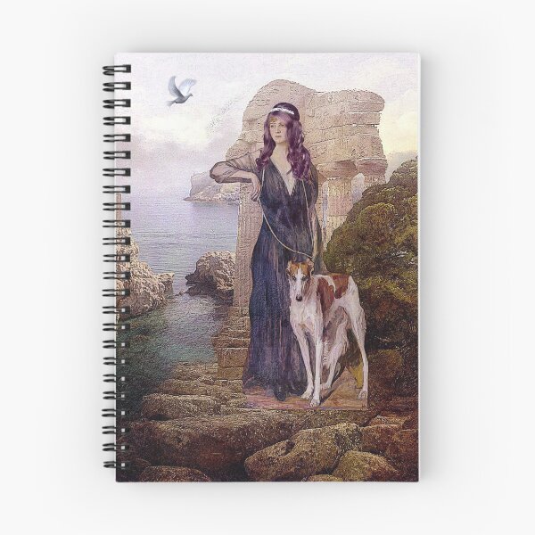 Item preview, The Goddess and Her Greyhound designed and sold by Lisa Marie Mercer.