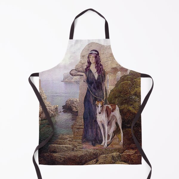 Item preview, The Goddess and Her Greyhound designed and sold by Lisa Marie Mercer.