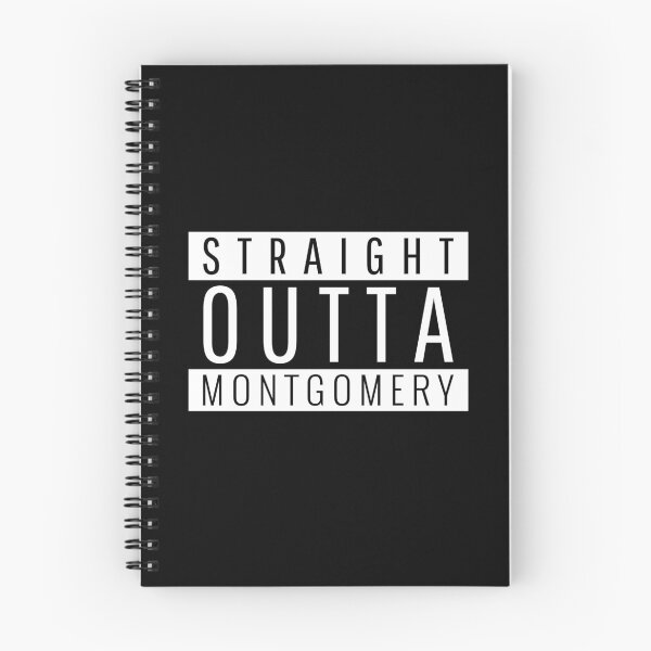 Aperçu de l'œuvre Tout droit Outta Montgomery créée et vendue par Teelogic.