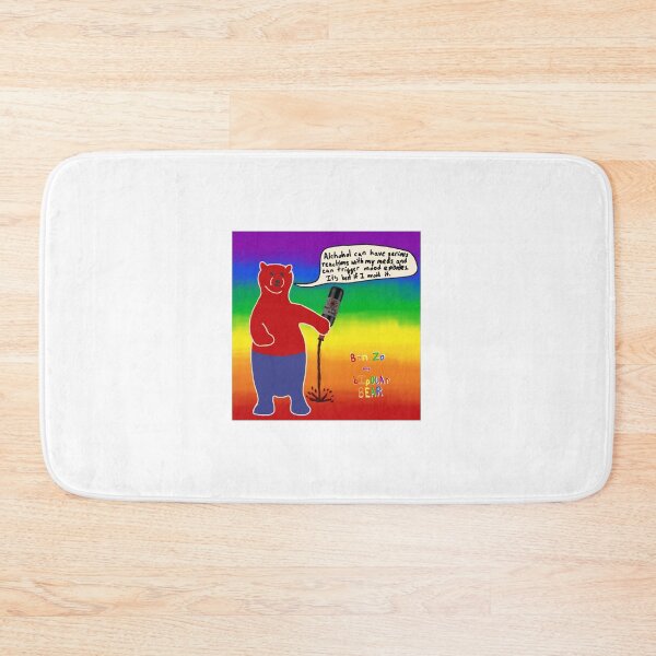 Item preview, Rainbow bipolar bear on alcohol designed and sold by ksail.