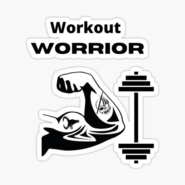 Workout Worrior Sticker