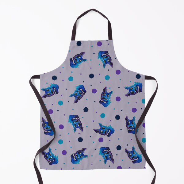 Item preview, Be Weird - creepy cute blue creature pattern (violet) designed and sold by zazuzanta.