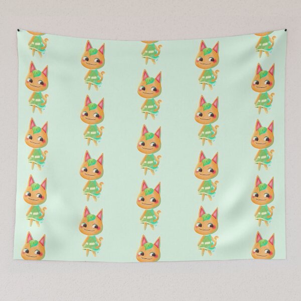Item preview, Tangy - ACNH - orange cat sticker designed and sold by HamsterButtocks.