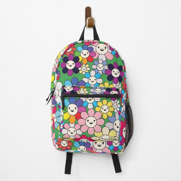 Item preview, Colorful Kawaii Kids Flowers Pattern designed and sold by Happy Puppy Print On Demand.