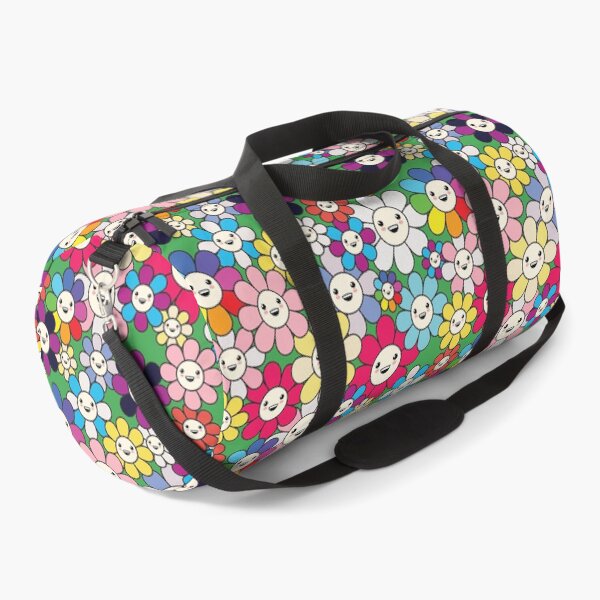 Item preview, Colorful Kawaii Kids Flowers Pattern designed and sold by Happy Puppy Print On Demand.