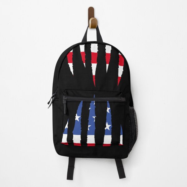 Item preview, Werewolf Wolf Scratches US Flag American designed and sold by BEAST NYC.