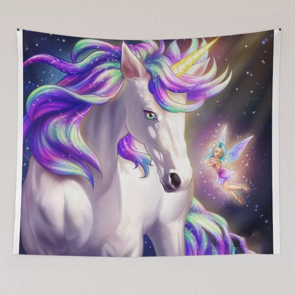 Item preview, unicorn and fairy designed and sold by ritusdesigns.