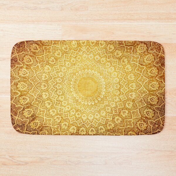 Item preview, Tazhib (Persian design), Textile, Golden pattern designed and sold by Zodiac-Mania.