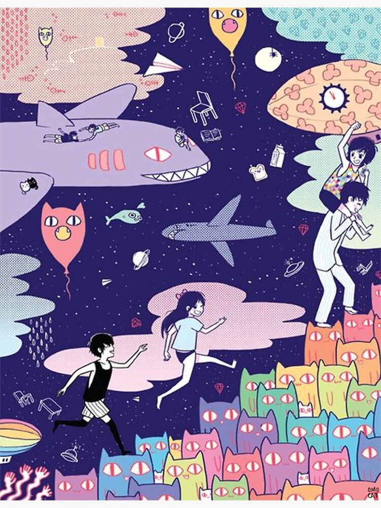 OMORI Lamp Room オモリ アートワーク　ポスター omori LAMP ROOM Poster – OMOCAT