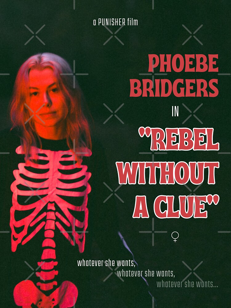 "Phoebe Bridgers "Graceland Too" movie poster" Sticker for Sale by