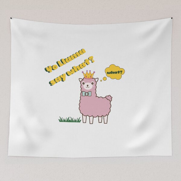 Item preview, Yo Llama humor designed and sold by C4Rack.