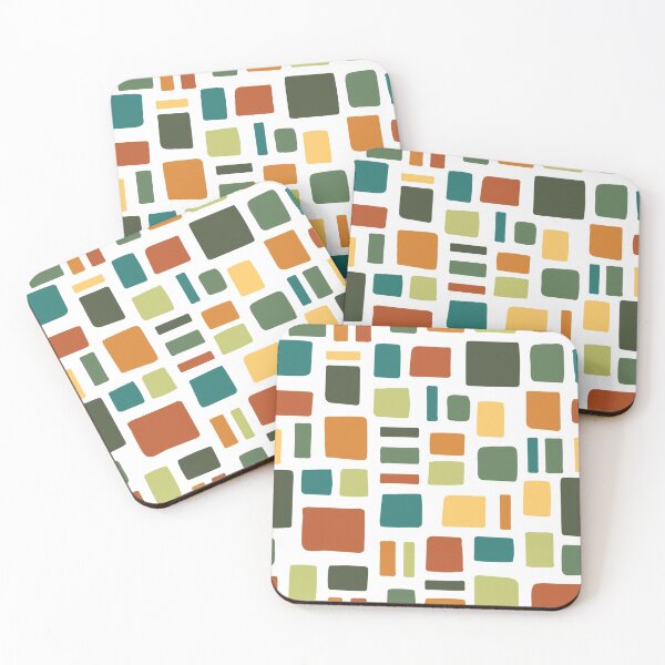 Item preview, Wonky Squares & Rectangles - Fall Colors designed and sold by Susan Says.
