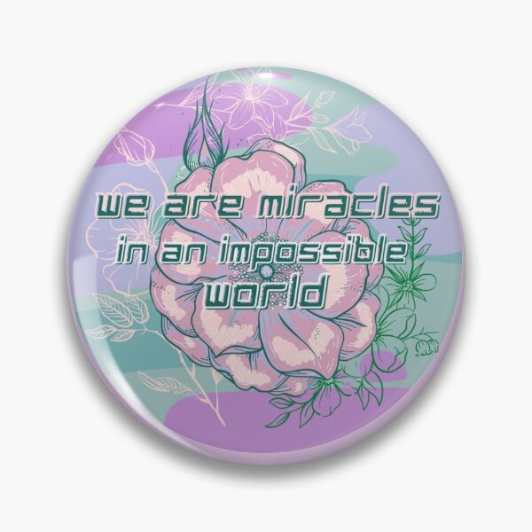 Item preview, Floral Miracle Flower World Quote Mask Inspiring Pastel designed and sold by ICRainbowMoons.