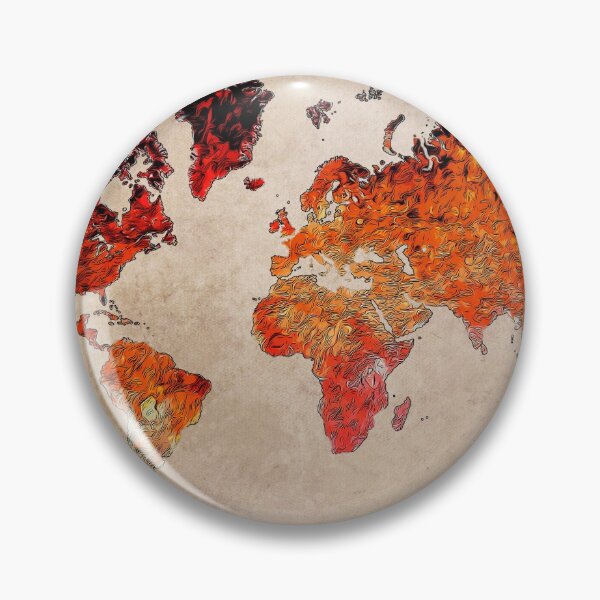 Artikelvorschau, Weltkartenkunst rot #map #worldmap entworfen und verkauft von JBJart.