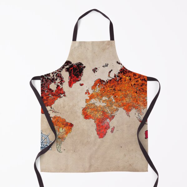 Artikelvorschau, Weltkartenkunst rot #map #worldmap entworfen und verkauft von JBJart.