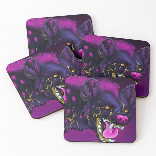 Item preview, Kintsugi vaporwave hyena  designed and sold by dragongirl222.