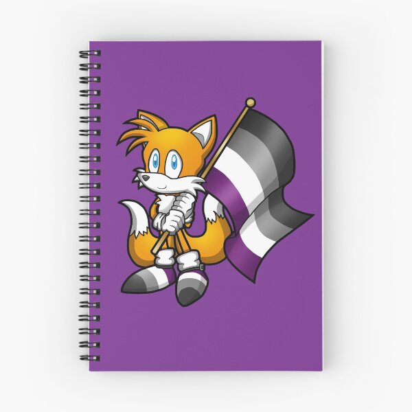 Item preview, Anthropomorphic Two Tailed Fox LGBT Pride Flag Asexual Ace designed and sold by Zphal.