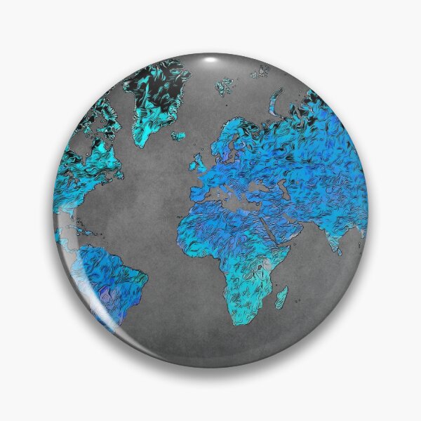 Item preview, world map art blue #map #worldmap designed and sold by JBJart.