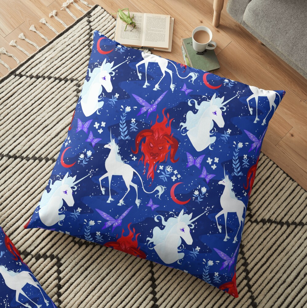 See How She Sparkles. Floor Pillow