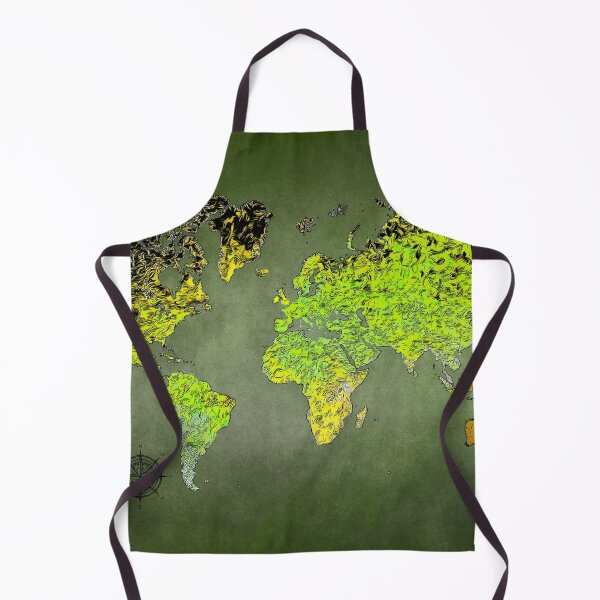 Item preview, world map art green #map #worldmap designed and sold by JBJart.