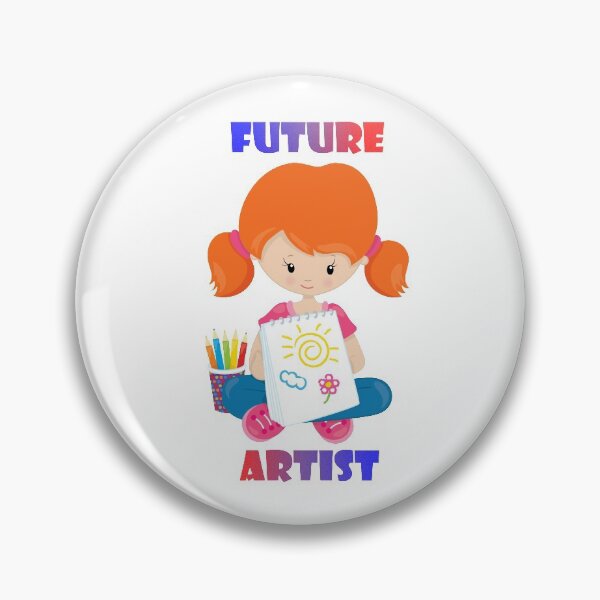 Item preview, Future Artist Redheaded Girl designed and sold by PacifierCity.
