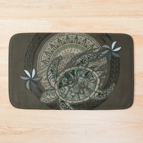 Item preview, Polynesian - Hawaiian - Samoan Circular Honu Grunged designed and sold by sunnthreads.