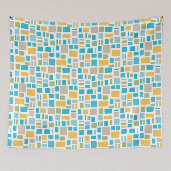Item preview, Wonky Squares & Rectangles - Spring Colors designed and sold by Susan Says.