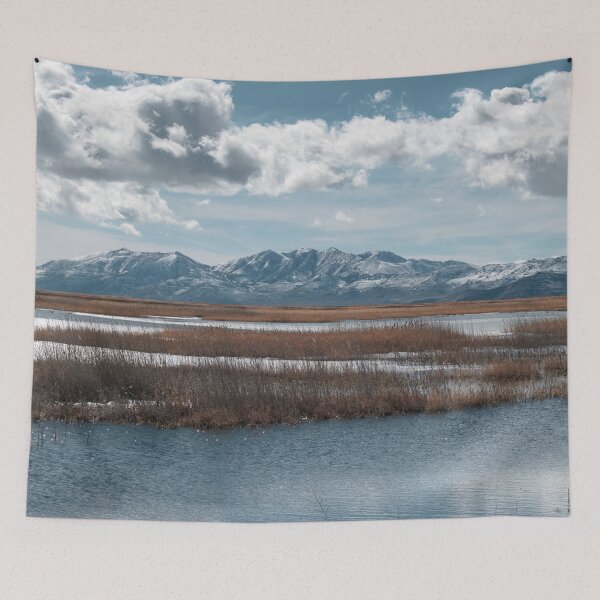 Item preview, Cold snowy winter landscape designed and sold by Ventures1.