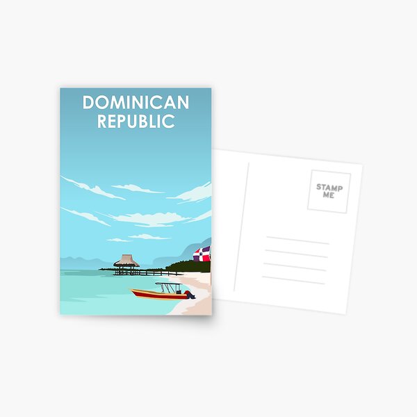 Item preview, Dominican Republic Travel Poster designed and sold by Stadify.
