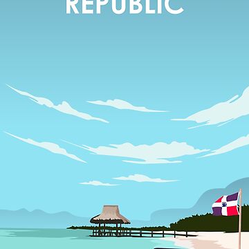 Imagen de la obra Cartel de viaje de República Dominicana de Stadify
