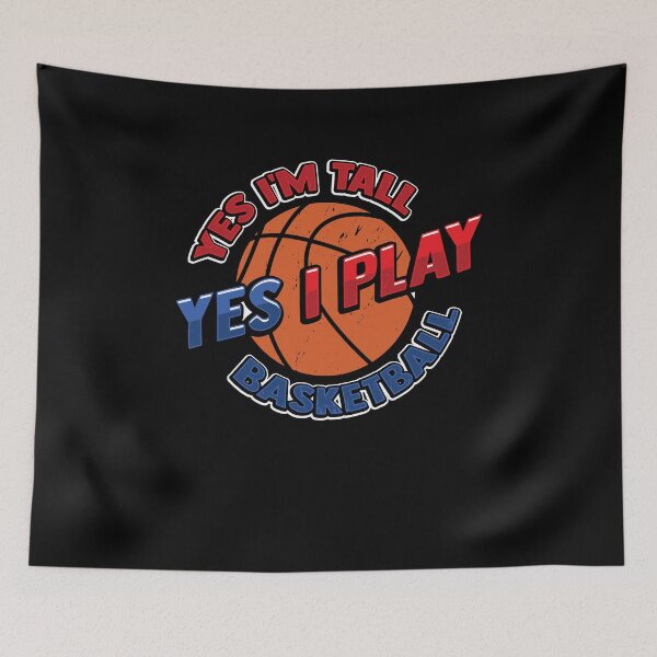 Item preview, Yes I'm Tall Yes I Play Basketball designed and sold by Marcid95.