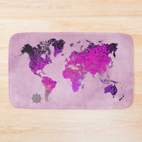 Item preview, world map art purple #map #worldmap designed and sold by JBJart.