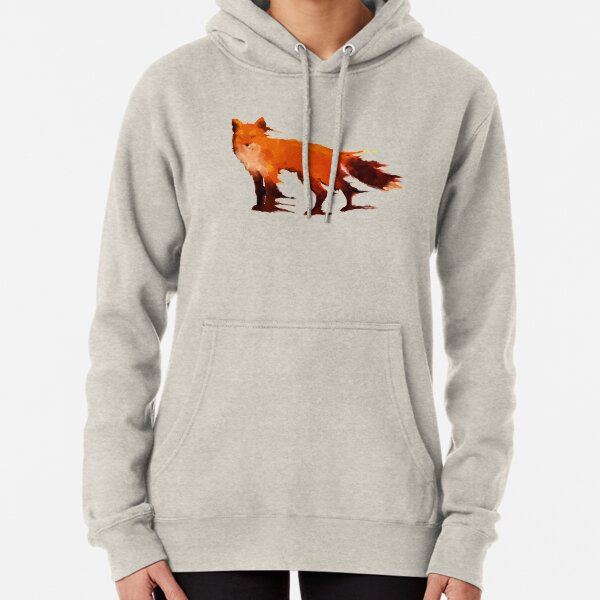 Fox - watercolor look Pullover Hoodie