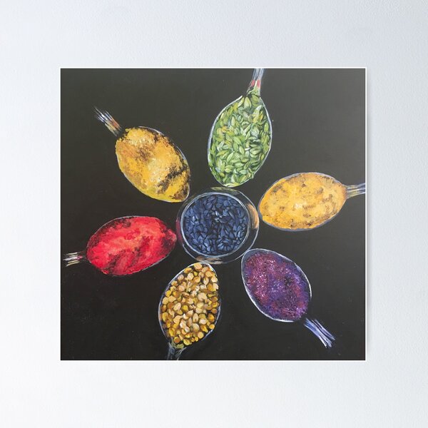 Reflections of Indian Spices Poster